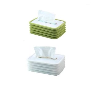 Tissue Boxes Napkins Silicone Box Elastic Folding Storage Holder Widely Used Lightweight Napkin Organizer Dispenser For Home Off2557332