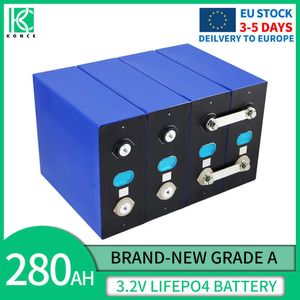 4/16pcs 3,2 В 280AH LIFEPO4 Батарея батарея A Grade A Lithium Irry Fosphate Cell 12 В 24 В 36 В 48 В для батареи RV Golf Cart Battery