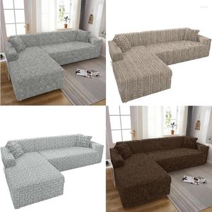 Pokrywa krzesła prosta prosta sofa sofy l Kształt 1/2/3/4 siedzenia Mała poduszka fotela dla dzieci prosto