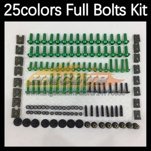 268pcs完全なMoto Body Full Screws Kit for Suzuki SV650S SV1000S SV 650S 1000S 00 01 03 2004 2005 2006 2007モーターサイクルフェアリングボルトウィンドスクリーンボルトネジナットナット