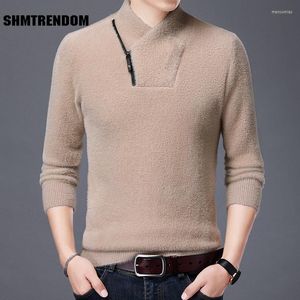 Męskie swetry na imitacja najwyższej klasy marka mody projektant projektant Pullover Knit Mens Turtleeck Sweater Autum Korean Casual Men Clothing