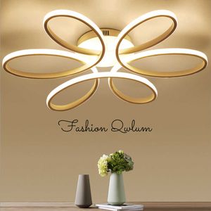 s Modern Flower LED Nodic Home ing 12W Montaggio a incasso per camera da letto Soggiorno Corridoio Lampada da soffitto a luce 0209