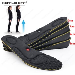 Shoe Parts Accessories Invisible Height Increase Insole For Men Women 2345cm Cushion Height Lift Foot Massage Magnetic Massage Shoes Insole Insert 230210