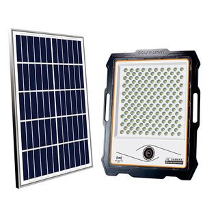 Solar Flood Lights Camera Outdoor Security 1080p rörelseaktiverade ljus Night Vision Alarm Brightness Waterproof IP66 Nu