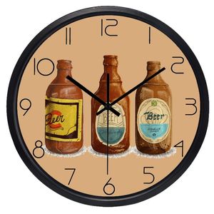 Wall Clocks Retro Bottle Kitchen Clock Decorate Home