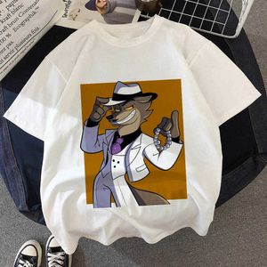 Tシャツ2022夏の新しいThe BadGuys Thirls's TシャツKawaii Wolf Casuare Carday Harajuku Cartoons Tee Funny Kids TシャツTops T230209