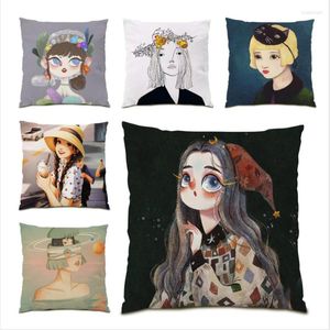 Pillow Decoration Home Decor Velvet Nordic Style Decorative Pillows 45x45cm Sofa Cases Holiday Gift Modern Art E0526