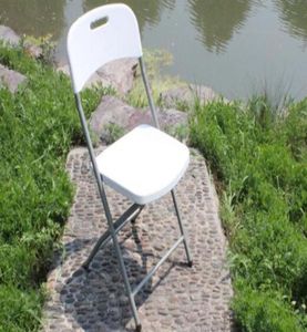 Tr￤ningsfolkstolar ryggst￶d Plastm￶bler Kontor Evenemangsplats Restaurang White Patio Yard Simple Portable Seat Bench Stool4728338