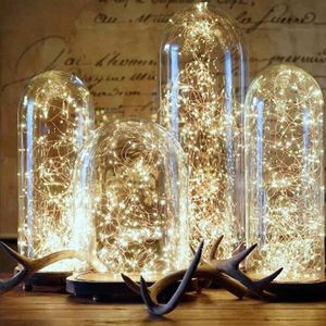 30 LED su geçirmez dış bakır tel ip ışıkları, pille çalıştırılan (dahil) ateşböceği yıldızlı ışıklar diy Noel mason kavanozları düğün partys (sıcak ışık) crestech