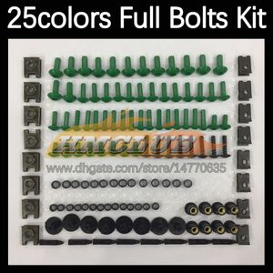 268PCS完全なMoto Body Full Screws Kit for Kawasaki Ninja ZX10R ZX 10R 10 R 1000 04-05 ZX-10R 04 05 2004 2005モーターサイクルフェアリングボルトフロントガラスボルトネジナットナットセットセットセットセット