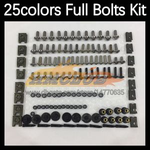 268PCS完全なMoto Body Full Screws Kit for Kawasaki Ninja ZX-11r ZX11 ZZR1100 ZX11R 93 94 95 96 97 98 99 00 01モーターサイクルフェアリングボルト