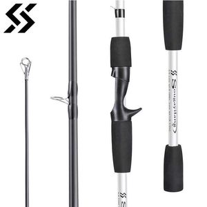 Hastes de pesca de barco Sougayilang 34 Seções Lure Fishing Rod Spinningcasting Ultralight Peso Pólo Vidro Vidro Viagem Haste Pesca Pesca J230211