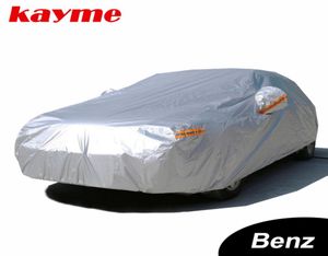Kayme Waterproof Full Covers Sun Dust Rain Protection Car Cover Auto SUV Protective för Mercedes W203 W211 W204 CLA 2104559803