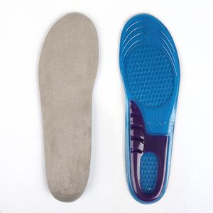 Shoe Parts Accessories 1 pair Ortic Arch Support and Foot Pain Massaging Silicone Gel Soft Sport Shoe Insole Pad For Man Women insoles Anti-Shock 230210