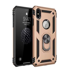 Ställ telefonens bakre omslag för iPhone 14 13 12 Pro Max Mini 11 Pro XR XS Max Magnetic Ring Holder Magnet Anti-Fall Kickstand Case Cover