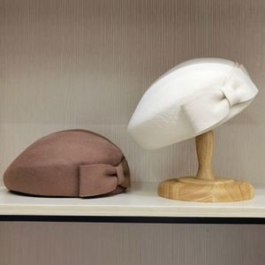 Beanieskull Caps винтажный стиль женщины зимняя шерстяная шерсть шерстяная шерсть для бахнома