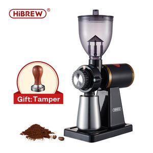 Andra Home Garden Hibrew 8-inställningar Elektriska kaffebönkvarn för espresso eller amerikansk dropp kaffe Dålig platt burr gjutning av bostäder G1 230211