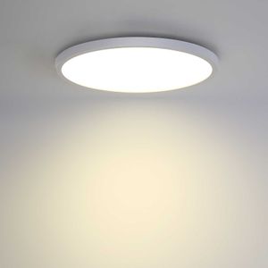 Luzes à prova d'água Lâmpada de teto moderno Transmissão de alta luz do dia de luz do dia para o quarto da sala da sala de estar 2400lm 24w 0209