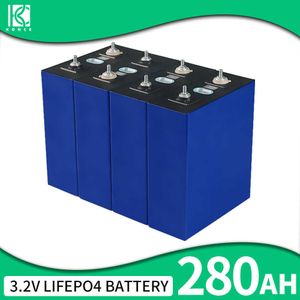 3,2 В 280AH PRISMATIC LIFEPO4 Аккумулятор 4 шт. Аккумуляторный аккумулятор для Solar System DIY 12 В 24 В 48 В 280AH