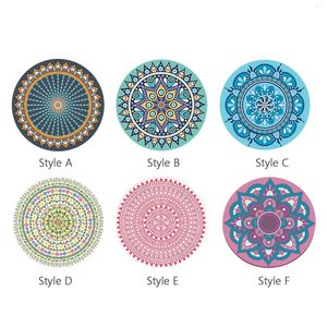 Carpets Round Floor Cushion Area Rug Craft Nonslip Decor Ornament Yoga Pad Modern Bohemian Carpet For Bedroom Home Dining Room Entryway