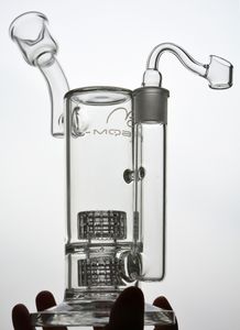 Mobius Glass Bong Hookahs Matrix Sidecar 18 mm gewricht Glass Water Bongs Dab Rook Pipe Heady Oil Rigs