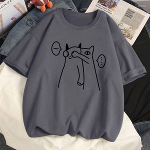 Women's Blouses S-5XL Funny Printed Men's Women Short Sleeve Tees Cotton Multicolor Casual T-shirts 2023 Harajuku Oversized Tops Summer