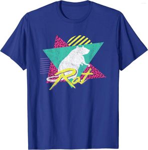 メンズTシャツヴィンテージレトロ80年代または90年代クールラットTシャツ