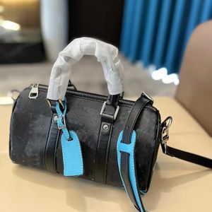 Designer Handbag Luxury Women Shoulder Messenger Bags Boston Bag Blue Color Printing Girls Totes Purses Handbags