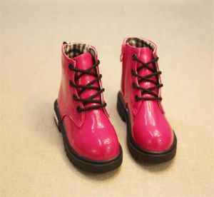 Kinder Martin Boots Herbst Winter Winter Childrens Schuhe High Sneakers PU Leder Jungen M￤dchen Baby Schneestiefel Gr￶￟e 2135227M2565210