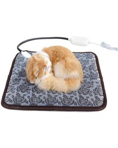 Carpets Winter Dog Bed Heater Pet Heating Pad Cosy Removable Cover Waterproof Electric Adjustable Temperature Mats For Pets4882865