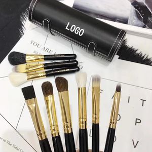 Lidschatten MAC Hochwertige Make-up-Pinsel-Werkzeuge 9 Geschenksets Foundation Lidschatten Schönheit Künstliche Mascara-Bürste