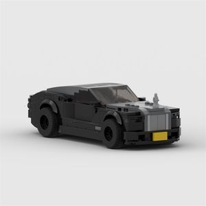 Blocks MOC RollsRoyce Wraith racing Speed Champion Racer Building Brick Creative Garage Toys for Boys Gifts 230210