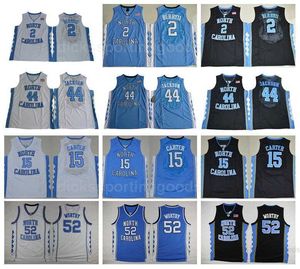 NCAA 15 College Vince Carter Jersey North Carolina Tar Heels Basketball 44 Justin Jackson 2 Joel Berry II 52 James Worthy Trikots