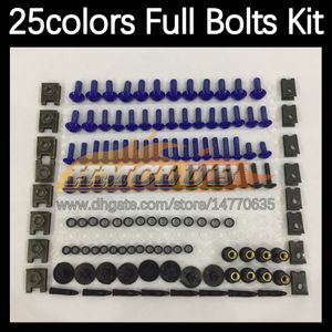 268pcs kit di viti complete completa del corpo per moto per kawasaki ninja zx-11r zx11 r zzr1100 zx11r 90 91 92 1990 1991 1991 1992 bulloni motociclisti bulloni da dado a vitto