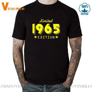 T-shirt da uomo Fashion In 1965 Camicia in edizione limitata T-shirt nera da uomo Cool Casual Pride Baseball Raglan Men Tshirt unisex