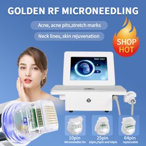 Microneedle RF Other Beauty Equipment 10 25 64 Needle Nanochip Fractional Facial Care Stretch Marks Removal