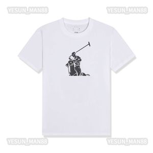 Polo Ralph Lauren di lusso di design T-shirt classica petto RL Big Pony stampato T-shirt allentate in cotone traspirante estivo per uomo e donna