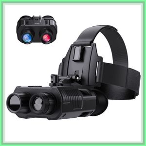 Teleskop Dsoon Night Vision Binoculars NV8000 Infrared Digital Head Mount Inbyggd batterinladdningsbar jaktcampingutrustning 230210