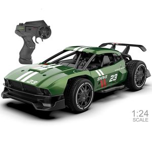 Diecast Model RC Metal 1 24 4WD Drift Racing 2 4G Road Road Radio Radio Remote Control Oper Electronic Remo Hobby Toys 230210