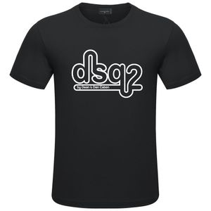 DSQ2 Cotton Men's T-shirts Summer Nowy oryginalny design koszulka z krótkim rękawem