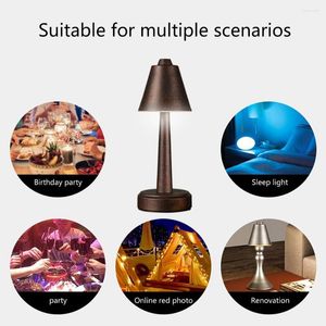 Table Lamps Modern Nightlight Eye Protection Rechargeable Study Reading Desk Light Decorative Lighting For Living Dining Room Bar Coffee