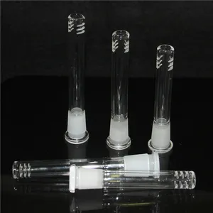 Shisha-Glas-Unterrohr, 14 mm, 18 mm männliches und weibliches Gelenk, diffuses Unterrohr mit 6 Schnitten für Glas-Wasserpfeifen, Dab-Rig-Bongs, Shisha-Wasserpfeifen