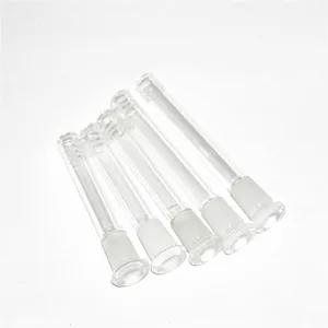 Glass downstem diffuser 2.5" to 6" smoking accesories 14mm 18mm male female down stem adapter glass bong pipe