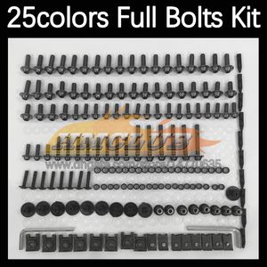 268st Complete Moto Body Full Screws Kit för Yamaha YZF R6 R 6 YZFR6 YZF-R6 2008 2009 2010 2011 12 13 14 15 16 Motorcykelmässa Bultar Vindruta Bult Skruvmuttrar NUT SET