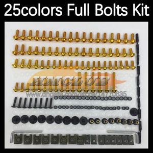 268-teiliges komplettes MOTO-Karosserie-Schrauben-Set für Suzuki GSXR600 GSXR750 GSXR 600 750 CC K1 01 02 03 2001 2002 2003, Motorrad-Verkleidungsschrauben, Windschutzscheiben-Bolzen, Schrauben, Muttern