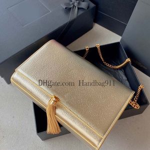 Mulheres Kate Bolsa de ombro Gold Designer de moda Gold Bag de luxo de luxo Bolsa de mensageiros para mulheres adequada para qualquer pessoa