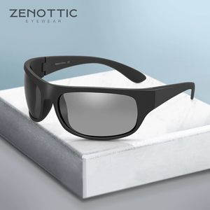 サングラスZenottic Men's Sport PolarizedTR90 Driving Shades UV400 Travel Fishing Eyewear Male Classic Sun Glases 230211