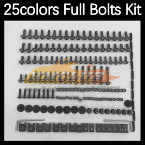 268-teiliges komplettes Moto-Körper-Schrauben-Set für Yamaha YZF R1 1000 CC YZF-1000 YZF1000 YZF-R1 YZFR1 98 99 1998 1999, Motorrad-Verkleidungsschrauben, Windschutzscheiben-Bolzen, Schraubenmuttern