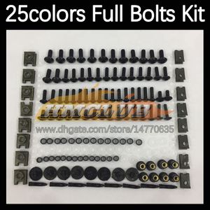 268PCS Kit completo di viti corpo MOTO completo per YAMAHA YZF R1 1000 CC YZF-R1 YZFR1 09 10 11 12 2009 2010 2011 2012 Bulloni carenatura moto Parabrezza Bullone Vite Dadi Dado Set