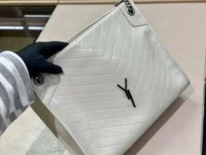 Tygväska designer axelväska läder messenger väska shoppingväska med kedja visar lyxmode mångsidig bit